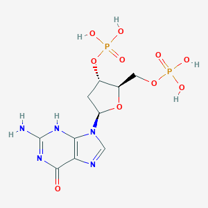 molecular formula C10H15N5O10P2 B098896 2'-脱氧鸟苷-3',5'-二磷酸 CAS No. 16174-59-7