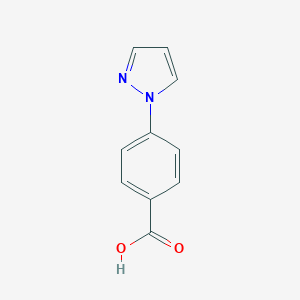molecular formula C10H8N2O2 B098897 4-(1H-吡唑-1-基)苯甲酸 CAS No. 16209-00-0