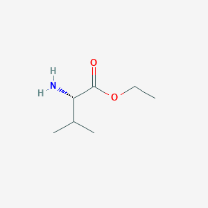 molecular formula C7H15NO2 B098908 l-Valine, ethyl ester CAS No. 17431-03-7