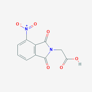 molecular formula C10H6N2O6 B098929 (4-Nitro-1,3-dioxo-1,3-dihydro-isoindol-2-yl)-acetic acid CAS No. 15784-35-7
