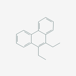 molecular formula C18H18 B098946 9,10-Diethylphenanthrene CAS No. 15810-14-7