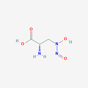 molecular formula C3H7N3O4 B098952 阿兰诺辛 CAS No. 16931-22-9