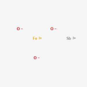 molecular formula FeO4Sb B098953 Antimony iron oxide (SbFeO4) CAS No. 15600-71-2