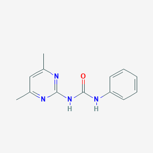 B098956 Urea, 1-(4,6-dimethyl-2-pyrimidinyl)-3-phenyl- CAS No. 16018-69-2