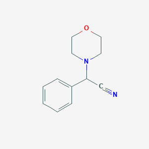 molecular formula C12H14N2O B098995 2-Morpholino-2-phenylacetonitrile CAS No. 15190-10-0