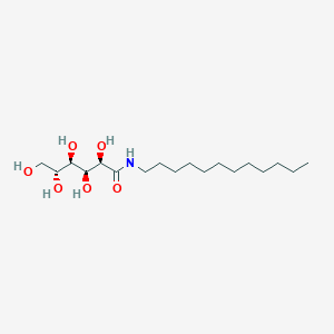 molecular formula C18H37NO6 B098996 N-十二烷基-D-葡糖酰胺 CAS No. 18375-63-8
