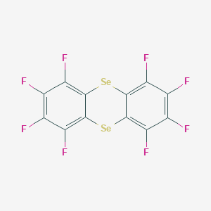 molecular formula C12F8Se2 B099003 Selenanthrene, octafluoro- CAS No. 16259-99-7