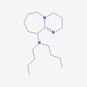 molecular formula C17H33N3 B009901 6-(二丁基氨基)-1,8-二氮杂双环[5.4.0]十一-7-烯 CAS No. 106847-76-1