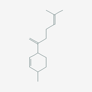 molecular formula C15H24 B099022 3-Methyl-6-(6-methylhepta-1,5-dien-2-yl)cyclohexene CAS No. 18663-67-7
