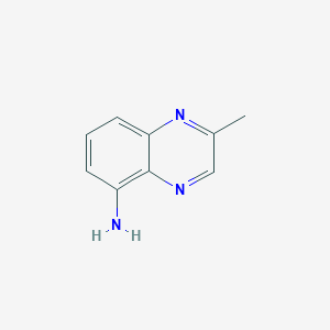 molecular formula C9H9N3 B099027 2-Methylquinoxalin-5-amine CAS No. 19031-42-6