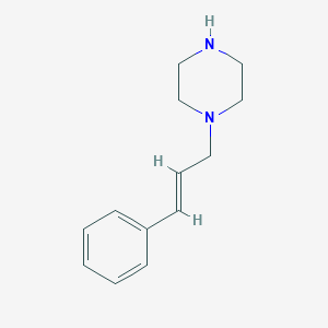 molecular formula C13H18N2 B099036 反式-1-肉桂酰哌嗪 CAS No. 18903-01-0