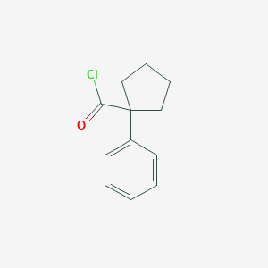 molecular formula C12H13ClO B099037 1-苯基环戊烷-1-酰氯 CAS No. 17380-62-0