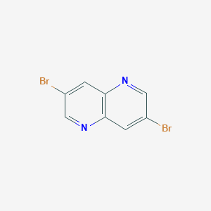 B099038 3,7-Dibromo-1,5-naphthyridine CAS No. 17965-72-9