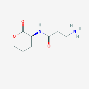 molecular formula C9H18N2O3 B099078 H-β-氨基酸-亮氨酸-OH CAS No. 17136-25-3