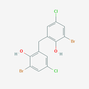molecular formula C13H8Br2Cl2O2 B099090 2,2'-Methylenebis(6-bromo-4-chlorophenol) CAS No. 15435-29-7