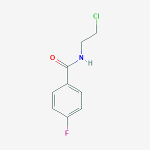 molecular formula C9H9ClFNO B099092 N-(2-Chloroethyl)-p-fluorobenzamide CAS No. 15258-01-2