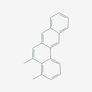 molecular formula C20H16 B099100 Benz(a)anthracene, 4,5-dimethyl- CAS No. 18429-70-4