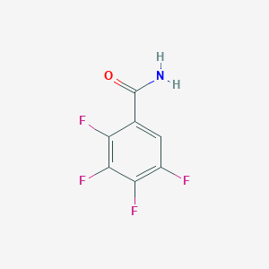 molecular formula C7H3F4NO B099110 2,3,4,5-Tetrafluorobenzamide CAS No. 16582-94-8