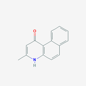 molecular formula C14H11NO B099112 3-Methylbenzo[f]quinolin-1-ol CAS No. 1210-03-3