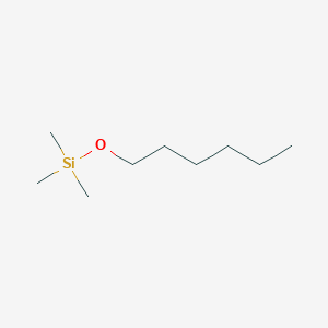 molecular formula C9H22OSi B099114 Silane, (hexyloxy)trimethyl- CAS No. 17888-62-9