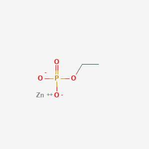 molecular formula C2H5O4PZn B099116 Zinc ethyl phosphate CAS No. 16527-81-4