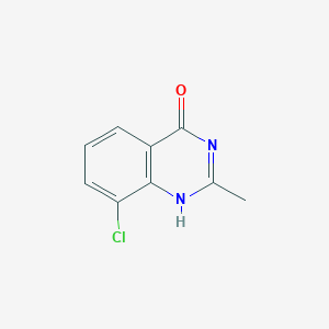 molecular formula C9H7ClN2O B099125 8-氯-2-甲基喹唑啉-4(1H)-酮 CAS No. 19407-54-6