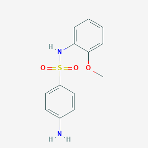 molecular formula C13H14N2O3S B009913 4-氨基-N-(2-甲氧基苯基)苯磺酰胺 CAS No. 19837-84-4