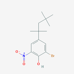B099133 2-Bromo-6-nitro-4-(1,1,3,3-tetramethylbutyl)phenol CAS No. 17199-22-3