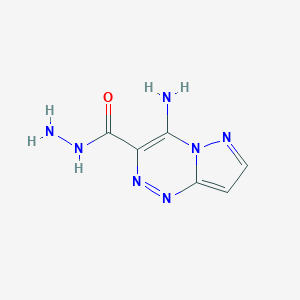 B099138 4-Aminopyrazolo[5,1-c][1,2,4]triazine-3-carbohydrazide CAS No. 16111-78-7