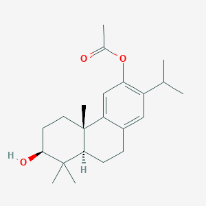 B099140 (2S)-1,2,3,4,4a,9,10,10aalpha-Octahydro-1,1,4abeta-trimethyl-7-(1-methylethyl)-2beta,6-phenanthrenediol 6-acet CAS No. 18326-14-2