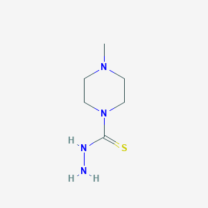 molecular formula C6H14N4S B099141 4-甲基哌嗪-1-甲硫代酰肼 CAS No. 15970-51-1