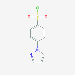 molecular formula C9H7ClN2O2S B099151 4-(1H-吡唑-1-基)苯磺酰氯 CAS No. 18336-39-5