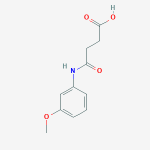 molecular formula C11H13NO4 B099161 4-(3-Methoxyanilino)-4-oxobutanoic acid CAS No. 16141-44-9