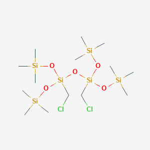 molecular formula C14H40Cl2O5Si6 B099185 1,3-双(氯甲基)-1,1,3,3-四(三甲基硅氧基)二硅氧烷 CAS No. 17909-34-1