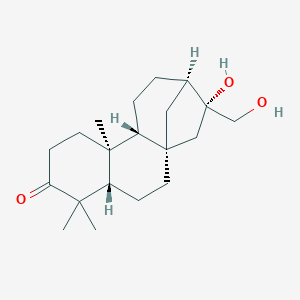 molecular formula C20H32O3 B099200 Abbeokutone CAS No. 16836-28-5