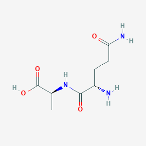 molecular formula C8H15N3O4 B099240 谷氨酰丙氨酸 CAS No. 16874-70-7