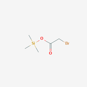 molecular formula C5H11BrO2Si B099243 三甲基甲硅烷基溴乙酸酯 CAS No. 18291-80-0