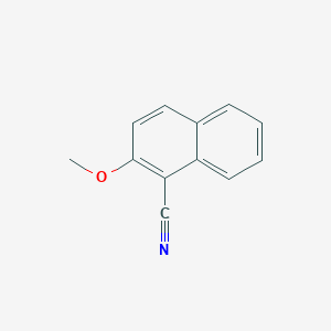 molecular formula C12H9NO B099244 2-甲氧基-1-萘腈 CAS No. 16000-39-8