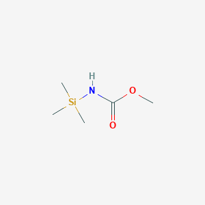 molecular formula C5H13NO2Si B099263 N-三甲基甲硅烷基甲基氨基甲酸甲酯 CAS No. 18147-09-6