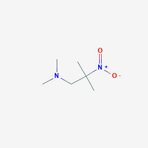 molecular formula C6H14N2O2 B099292 1-Propanamine, N,N,2-trimethyl-2-nitro- CAS No. 19155-54-5