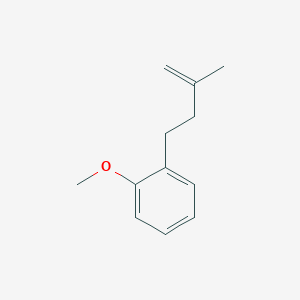 molecular formula C12H16O B099296 4-(2-Methoxyphenyl)-2-methyl-1-butene CAS No. 18272-85-0
