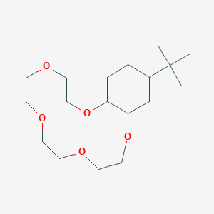 molecular formula C18H34O5 B099300 17-叔丁基-2,5,8,11,14-五氧杂双环[13.4.0]非十九烷 CAS No. 17454-49-8