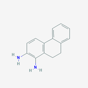 molecular formula C14H14N2 B099307 9,10-Dihydro-1,2-phenanthrenediamine CAS No. 18264-92-1