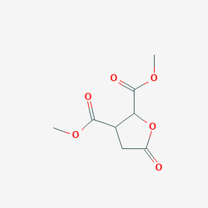 molecular formula C8H10O6 B099361 Dimethyl tetrahydro-5-oxofuran-2,3-dicarboxylate CAS No. 16496-38-1
