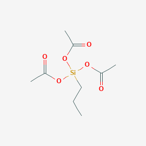 molecular formula C9H16O6Si B099367 丙硅烷三基三乙酸酯 CAS No. 17865-07-5