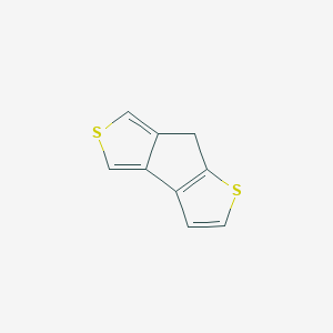 molecular formula C9H6S2 B099370 7H-Cyclopenta[1,2-b:3,4-c']dithiophene CAS No. 17965-49-0