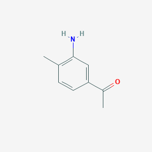molecular formula C9H11NO B099372 1-(3-氨基-4-甲基苯基)乙酮 CAS No. 17071-24-8
