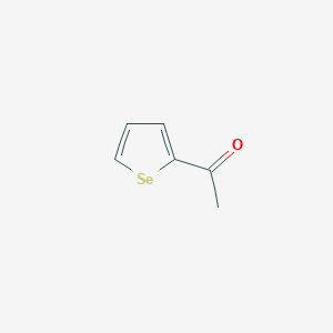 molecular formula C6H6OSe B099377 Ethanone, 1-selenophene-2-yl- CAS No. 15429-03-5