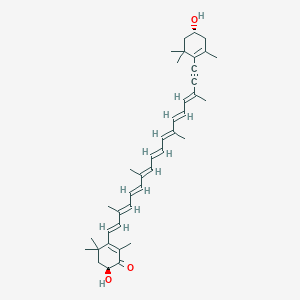 molecular formula C40H52O3 B099390 扇贝醇 CAS No. 16913-24-9