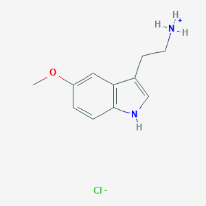molecular formula C11H15ClN2O B099399 5-Methoxytryptamine hydrochloride CAS No. 17107-33-4